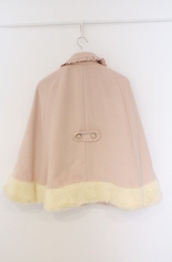 画像4: Ank Rouge / リボンポンチョコート M ピンク O-26-02-24-1008-CA-CO-OW-OS (4)