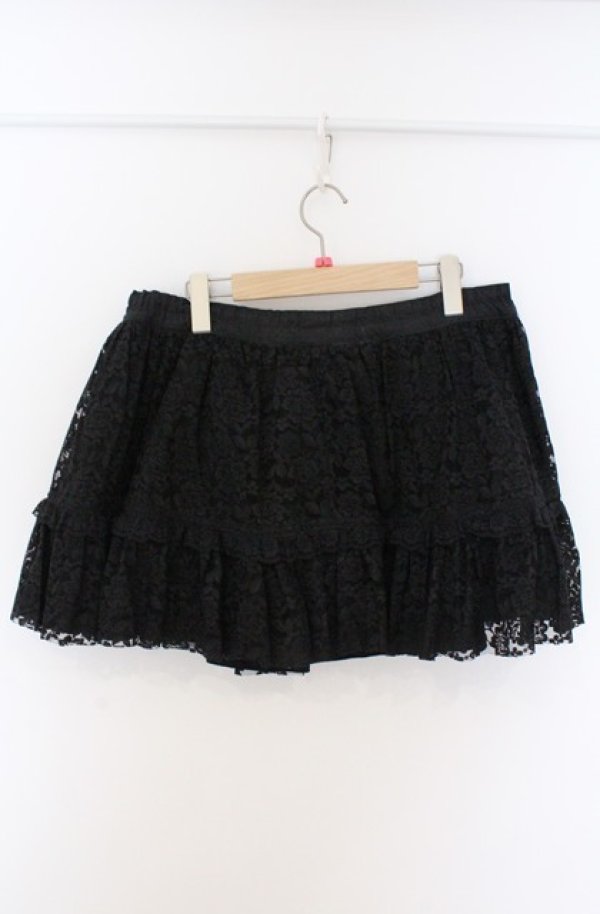 画像3: MARBLE / 総レースミニスカート  ブラック O-26-02-24-1009-GO-SK-OW-OS (3)