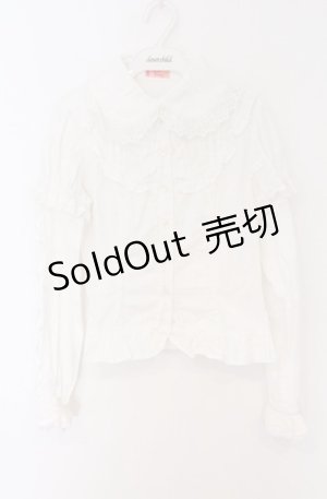 画像: Angelic Pretty / クラシックブラウス【旧タグ】  シロ×シロ O-26-02-24-1013-AP-BL-IG-OS