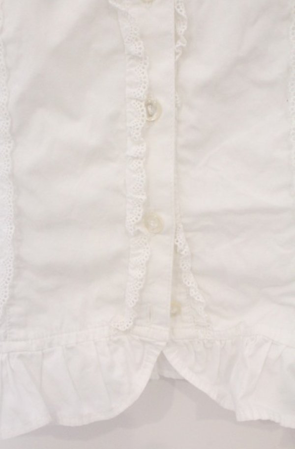 画像4: Angelic Pretty / クラシックブラウス【旧タグ】  シロ×シロ O-26-02-24-1013-AP-BL-IG-OS (4)