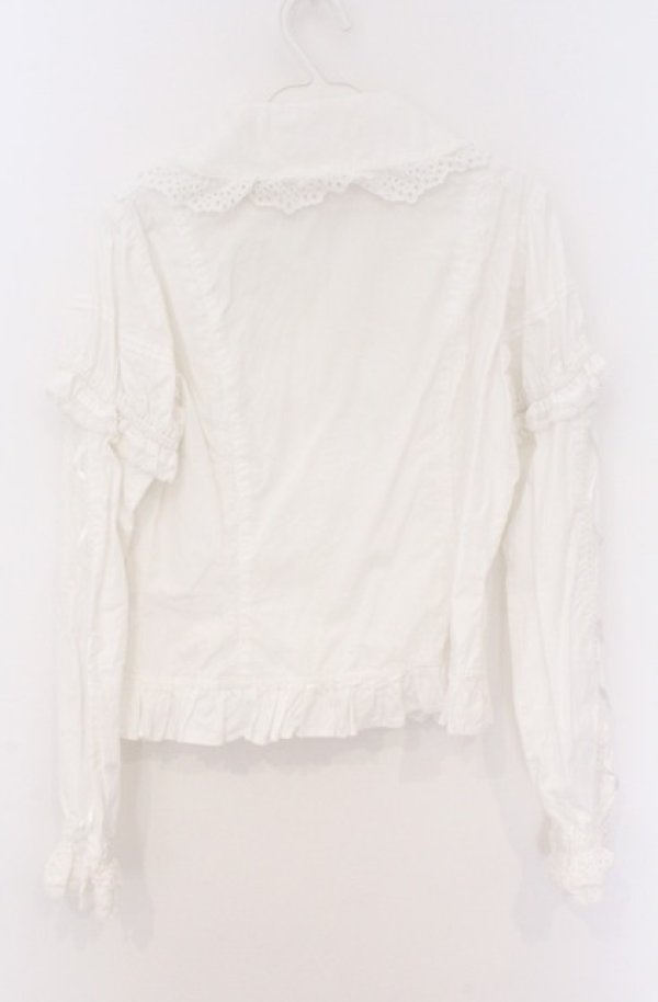 画像5: Angelic Pretty / クラシックブラウス【旧タグ】  シロ×シロ O-26-02-24-1013-AP-BL-IG-OS (5)