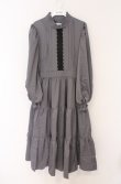 画像1: m petit by misako / AM＊レースティアードワンピース M グレー O-26-02-24-1015-LO-OP-IG-OS (1)