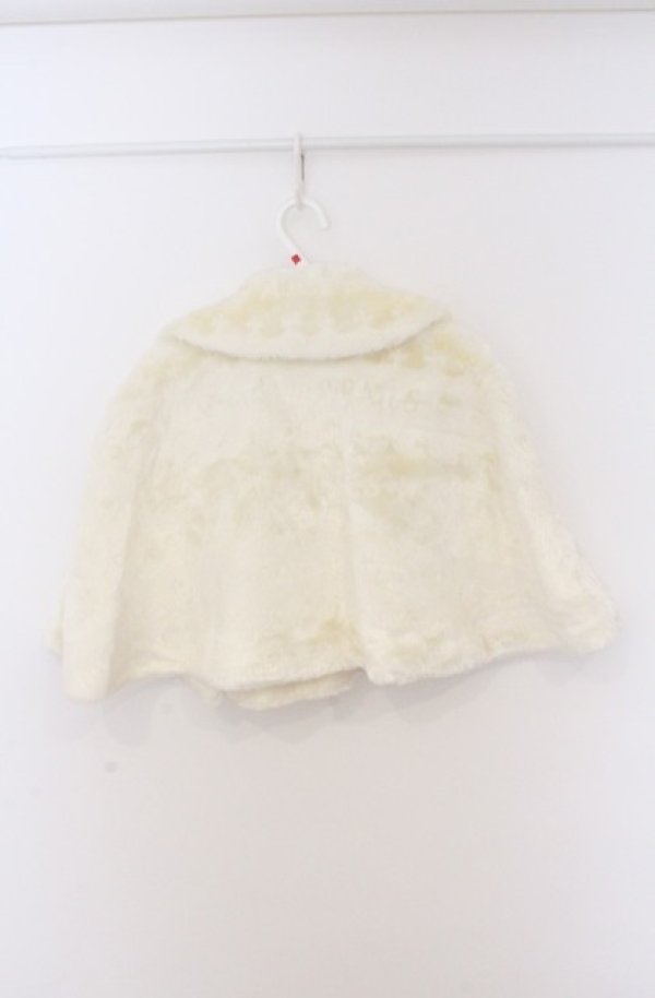 画像6: ALICE and the PIRATES / A/Pロゴジャガードファーケープ  アイボリー O-26-02-24-1017-PA-JA-IG-OS (6)