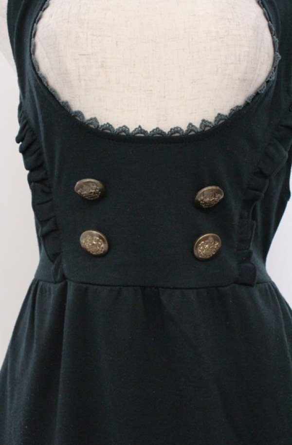 画像2: axes femme / カット吊りスカート M グリーン O-26-02-24-1020-AX-OP-IG-OS (2)