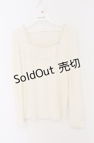 画像: axes femme / HOT femmeインナープルオーバー M アイボリー O-26-02-24-1023-AX-TO-IG-OS