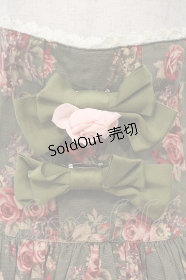 画像2: ALICE and the PIRATES / オペレッタブーケコルセットスカート  グリーン O-26-02-24-060-PA-SK-OW-OS (2)