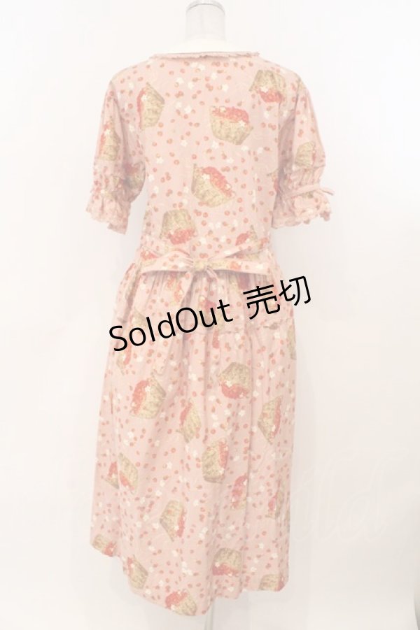 画像5: PINK HOUSE / いちごバスケットワンピース  ピンク O-26-02-24-063-LO-OP-IG-OS (5)