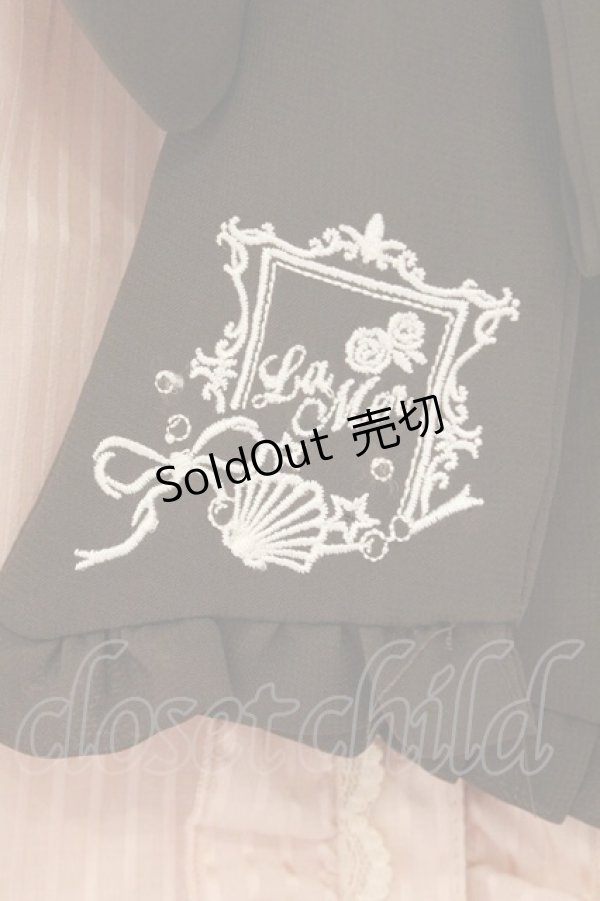 画像2: axes femme / シャドーストライプパフスリーブブラウス M ピンク×ブラウン O-26-02-24-076-AX-BL-IG-OS (2)