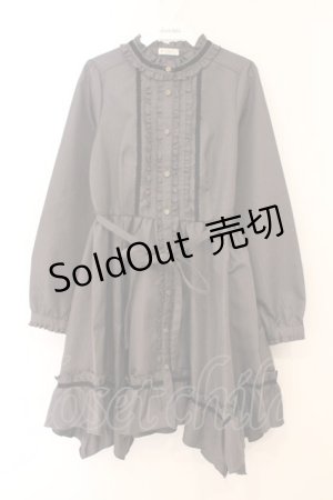 画像: axes femme / イレヘムストライプシャツワンピース M グレー O-26-02-24-079-AX-OP-IG-OS