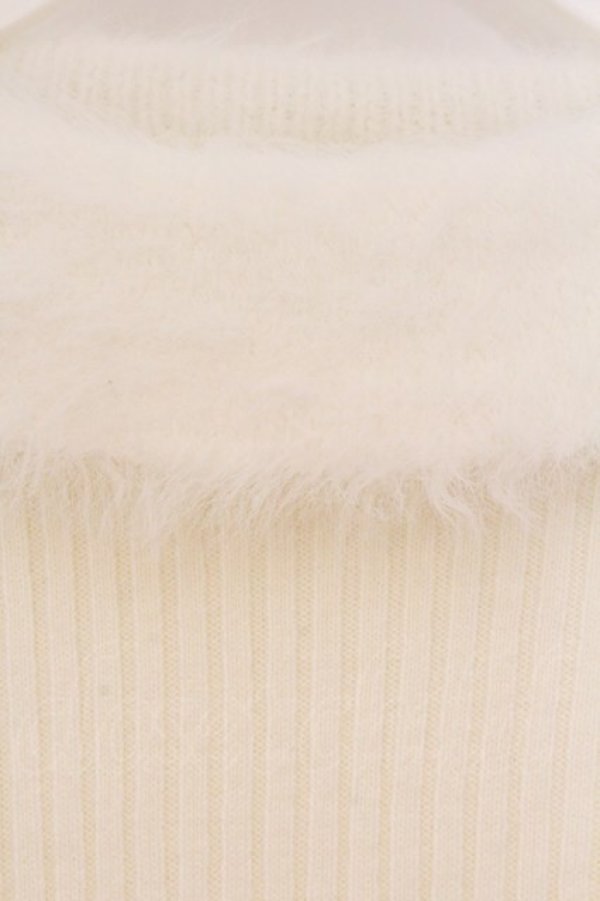 画像2: Secret Honey / シャギーニット  オフシロ O-26-02-24-085-CA-TO-IG-OS (2)