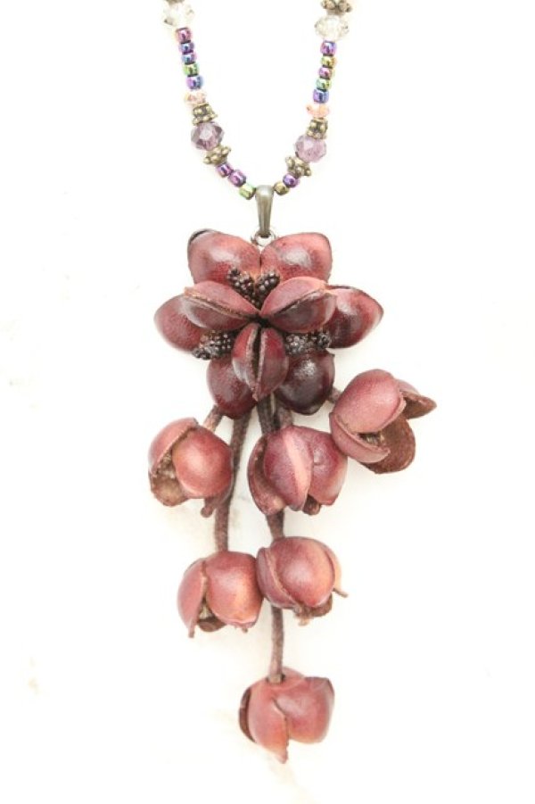 画像1: LOLITA他 / モチーフコードネックレス  ブラウン系 O-26-02-24-2049-PU-AC-IG-OS (1)