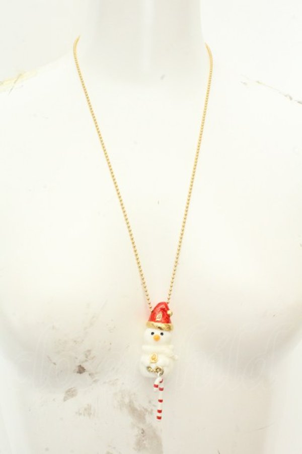 画像2: Q-pot. / パウダーシュガースノーマンネックレスセット  シロ O-26-02-24-2053-QP-AC-IG-OS (2)