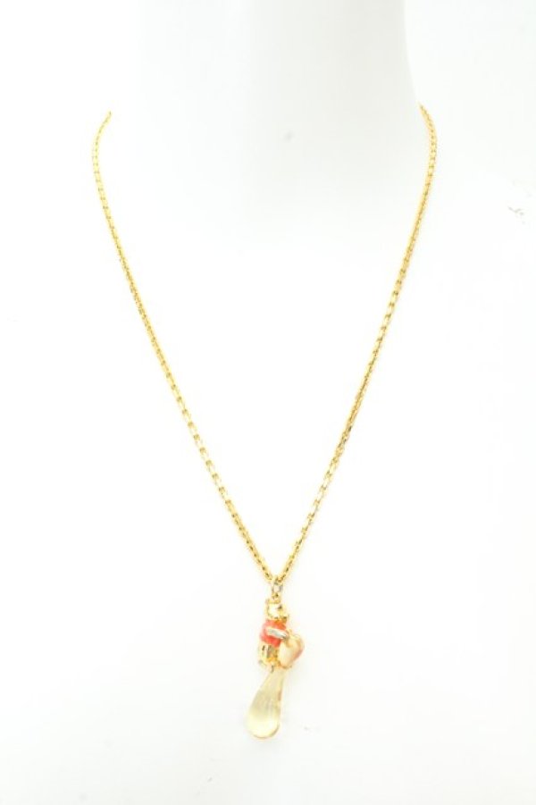 画像2: Q-pot. / プー/ハニーネックレス（スペシャルパッケージつき）  ゴールド O-26-02-24-2056-QP-AC-IG-OS (2)