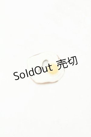 画像: Q-pot. / Fried Egg Charm（めだま焼きチャーム）  シロ×いえろー O-26-02-24-2064-QP-AC-IG-OS