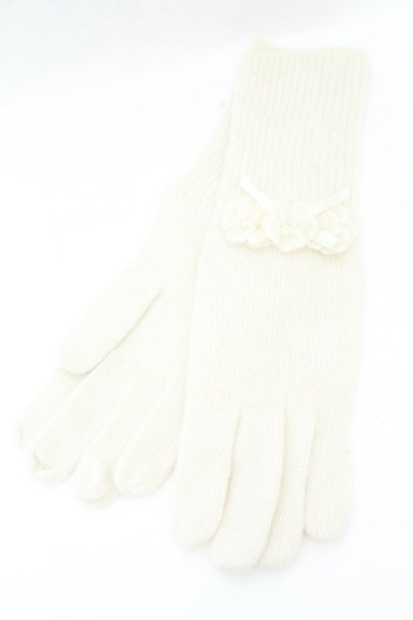 画像1: PINK HOUSE / モチーフ手袋  オフ O-26-02-24-2071-LO-ZA-IG-OS (1)