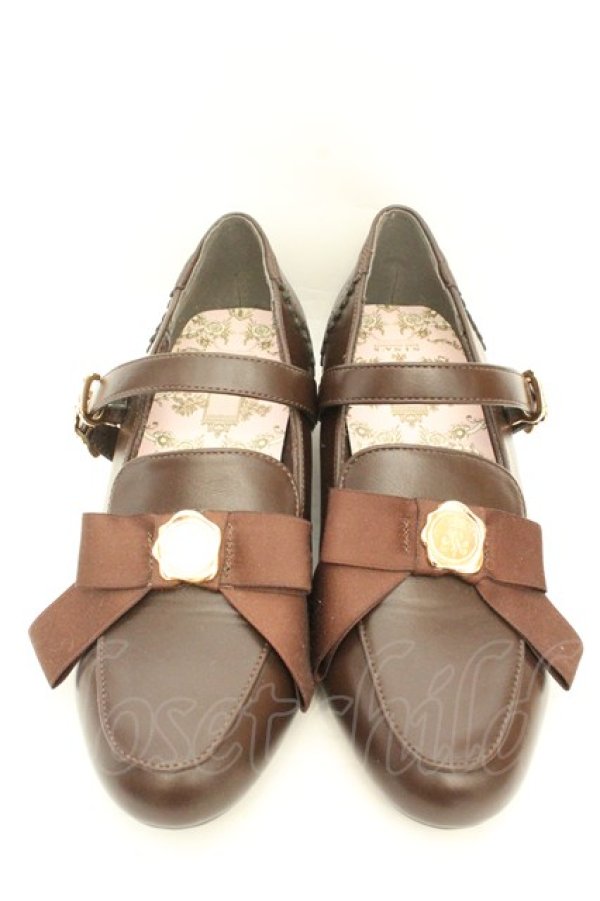 画像2: m petit by misako / NINA'Sコラボパンプス L ブラウン O-26-02-24-2076-LO-SH-IG-OS (2)