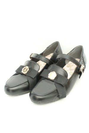 画像: m petit by misako / NINA'Sコラボパンプス L クロ O-26-02-24-2077-LO-SH-IG-ZTK043