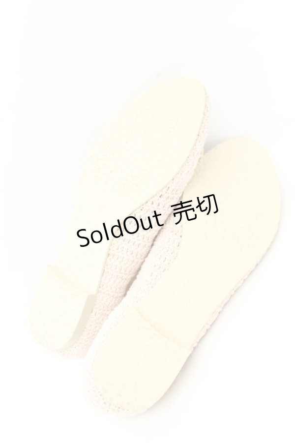 画像4: PINK HOUSE / モチーフつき編みシューズ M ピンク O-26-02-24-2078-LO-SH-IG-OS (4)