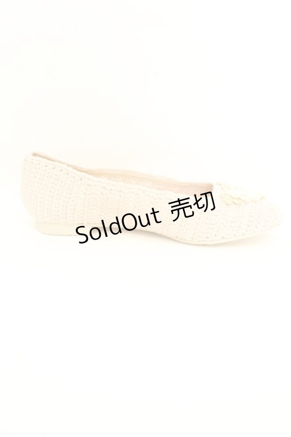 画像5: PINK HOUSE / モチーフつき編みシューズ M ピンク O-26-02-24-2078-LO-SH-IG-OS (5)