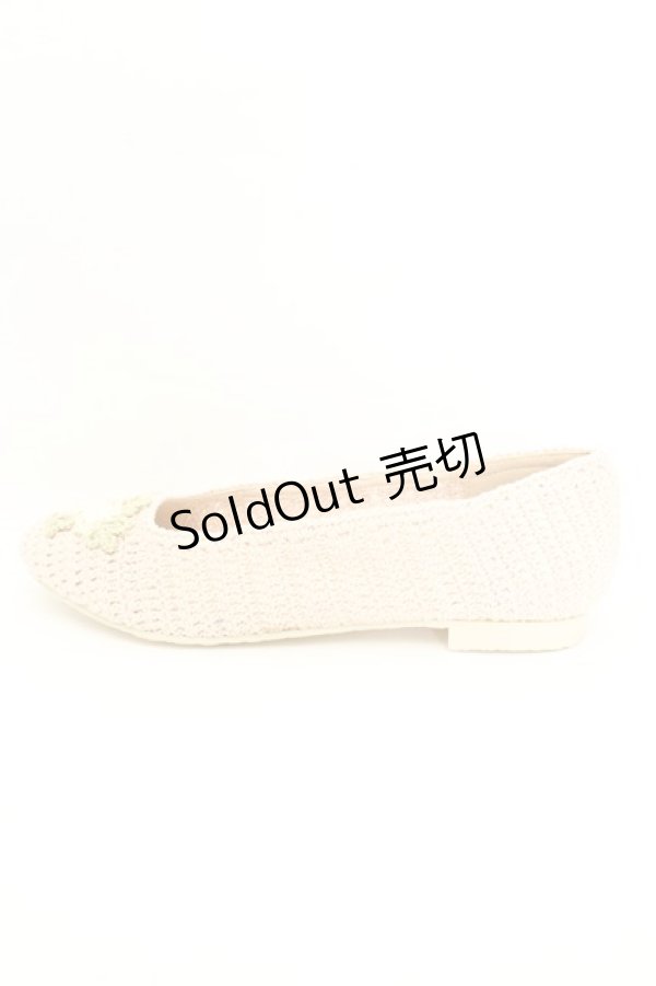 画像6: PINK HOUSE / モチーフつき編みシューズ M ピンク O-26-02-24-2078-LO-SH-IG-OS (6)