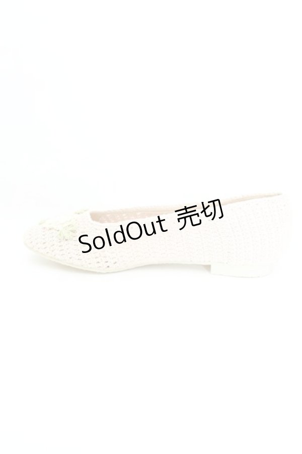 画像7: PINK HOUSE / モチーフつき編みシューズ M ピンク O-26-02-24-2078-LO-SH-IG-OS (7)