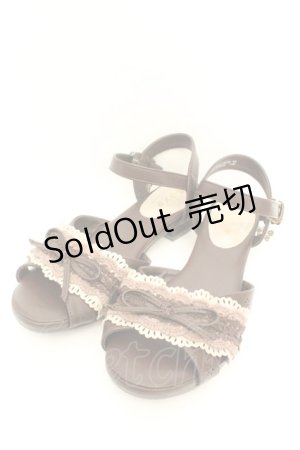 画像: axes femme / はしごレースサンダル M ブラウン O-26-02-24-2079-AX-SH-IG-ZTK036