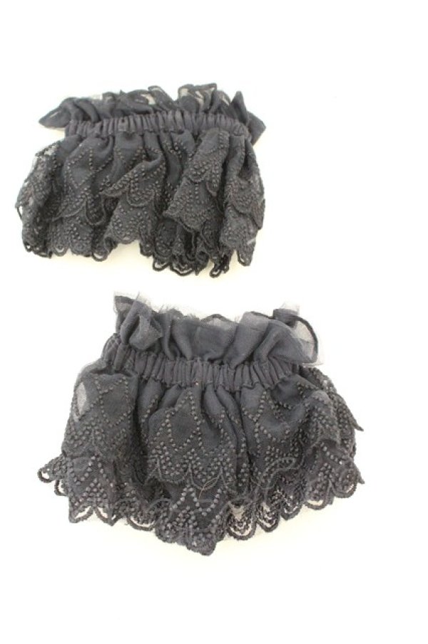 画像2: Krad Lanrete（海外ロリィタ） / Lost in Sea Blue Matchingお袖とめ  ネイビー O-26-02-24-2001-PU-ZA-IG-OS (2)