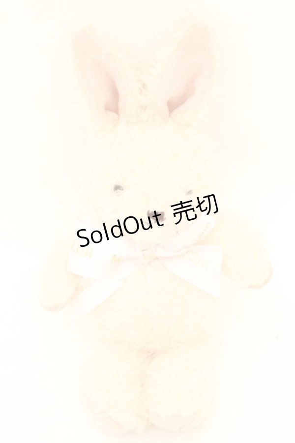 画像1: Maison de FLEUR / 《Easter》ラビットチャーム  アイボリー×ピンク O-26-02-24-2009-LO-ZA-OW-OS (1)
