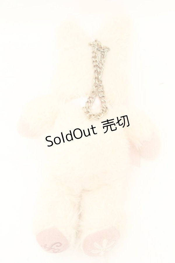 画像2: Maison de FLEUR / 《Easter》ラビットチャーム  アイボリー×ピンク O-26-02-24-2009-LO-ZA-OW-OS (2)