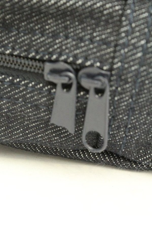 画像3: PINK HOUSE / フラワー刺繍デニムポーチ  インディゴ O-26-02-24-2082-LO-ZA-IG-OS (3)