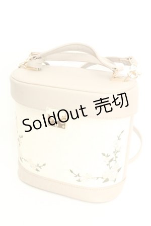 画像: axes femme / キャンバス×合皮筒形バッグ  ベージュ O-26-02-24-2085-AX-BG-OW-ZT0227O