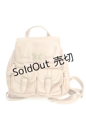 画像: axes femme / 蝶ダブルポケットリュック  ブラウン O-26-02-24-2086-AX-BG-OW-OS