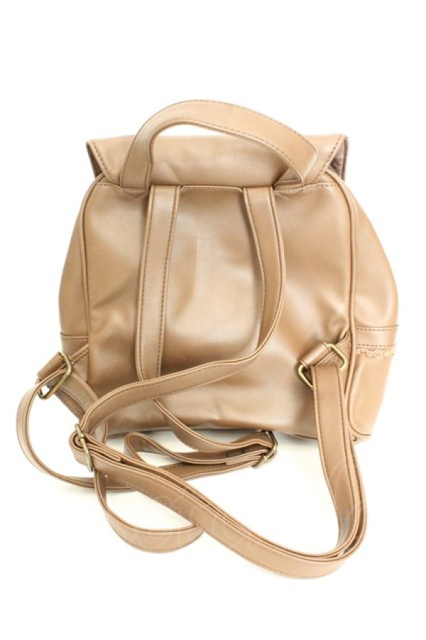 画像2: axes femme / 蝶ダブルポケットリュック  ブラウン O-26-02-24-2086-AX-BG-OW-OS (2)