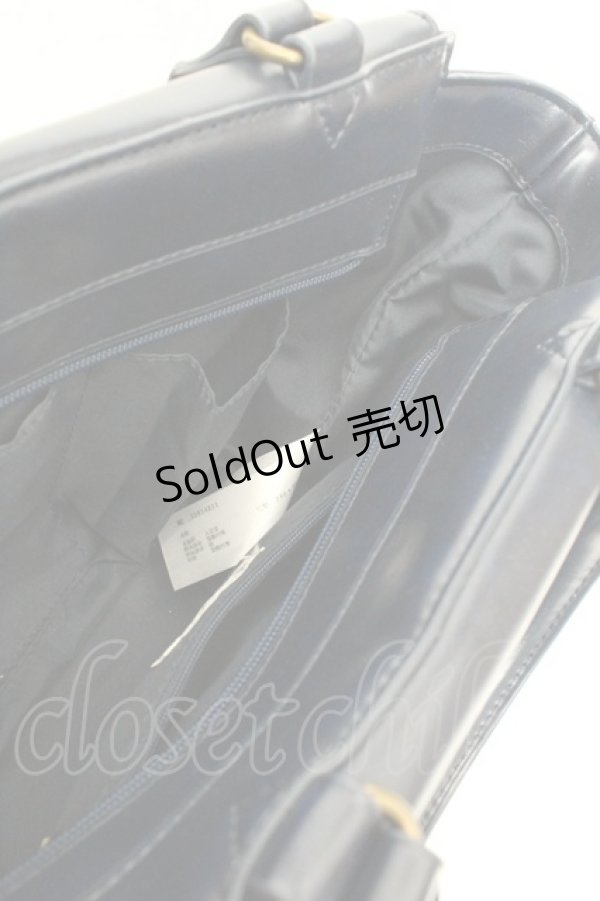 画像3: axes femme / ダブルフェイス2WAYバッグ  ネイビー O-26-02-24-2090-AX-BG-OW-OS (3)