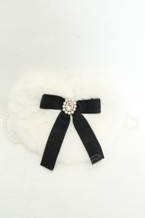 画像: Rojita / 2022 ROJITA福袋 ファーハートポシェット単品  シロ O-26-02-24-2092-LO-BG-OW-OS