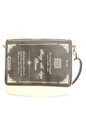 画像: axes femme / ブックトートバッグ 210×250×65MM ブラウン×アイボリー O-26-02-24-2094-AX-BG-IG-OS