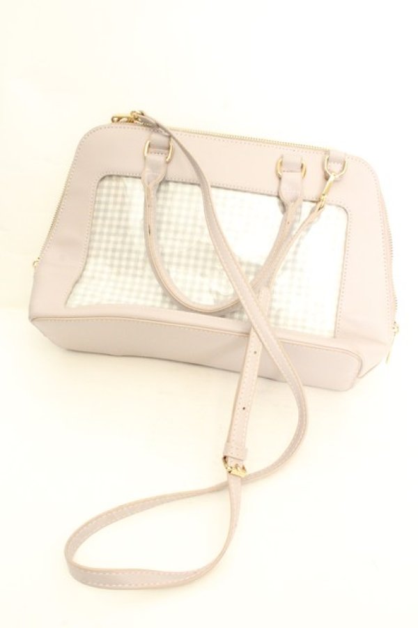 画像2: axes femme POETIQUE / ビジューリボン推し活バッグ  ピンク O-26-02-24-2099-AX-BG-IG-OS (2)