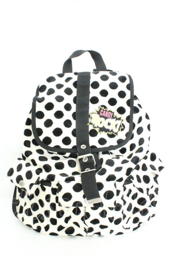 画像1: Candy Stripper / ドットリュック  アイボリー O-26-02-24-2101-PU-BG-OW-OS (1)