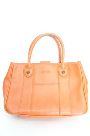 画像: PINK HOUSE / ロゴ型押し合皮バッグ  ブラウン O-26-02-24-2108-LO-BG-IG-OS