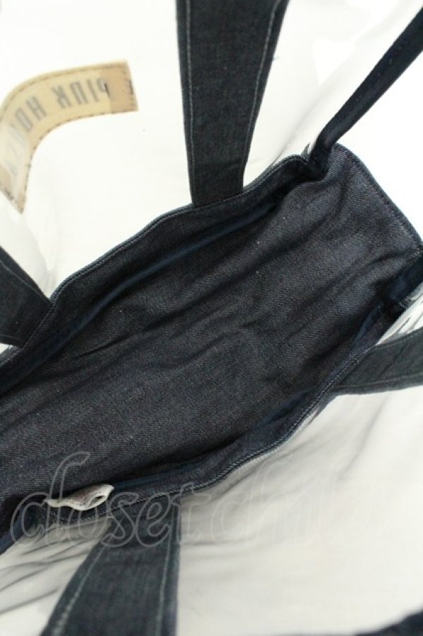 画像3: PINK HOUSE / クリアトートバッグ  クリア×インディゴ O-26-02-24-2109-LO-BG-IG-OS (3)