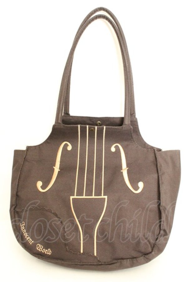 画像1: Innocent World / 15th Anniversary Book バイオリントートバッグ  ブラウン O-26-02-24-2113-IW-BG-OW-OS (1)