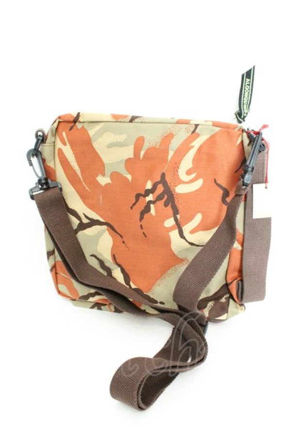 画像2: ALGONQUINS / 迷彩ショルダーバッグ  ブラウン×オレンジ×ベージュ O-26-02-24-2116-AL-BG-IG-OS (2)
