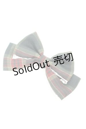 画像: Amavel / Dolly Holidayダブルリボンクリップ  グリーン O-26-02-24-2015-CA-AC-OW-ZT618-F001