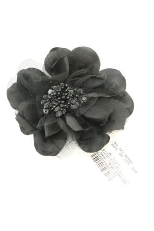 画像: INDIVI / コサージュ  クロ O-26-02-24-2019-PU-AC-IG-OS