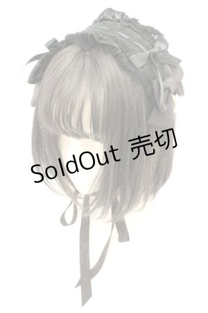 画像: BABY,THE STARS SHINE BRIGHT / プリンセスドロップヘッドドレス  クロ O-26-02-24-2031-BA-AC-OW-OS