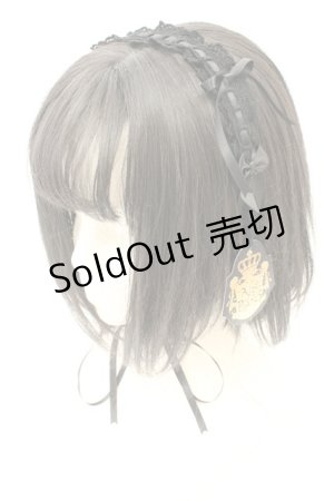 画像: ALICE and the PIRATES / マリーのちびリボンヘッドドレス  クロ O-26-02-24-2032-PA-AC-OW-OS