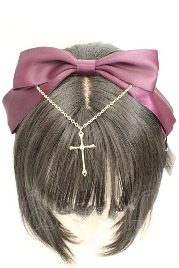 画像2: Amavel / Croix et Cercueilカチューシャ  パープル O-26-02-24-2033-CA-AC-OW-OS (2)