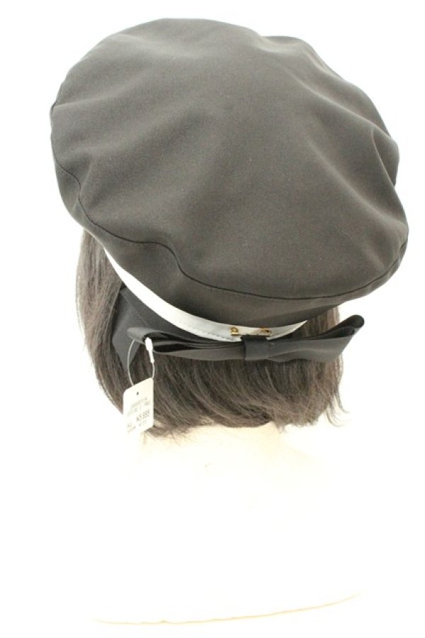 画像2: Amavel / Classical Nurse ベレー帽  クロ O-26-02-24-2035-CA-AC-OW-OS (2)