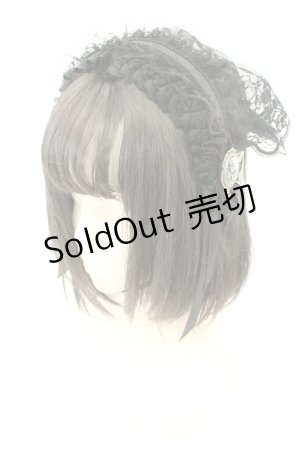 画像: Estrellas / ファンタジックショートヴェールカチューシャ  ブラック O-26-02-24-2036-EL-AC-OW-OS