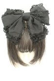 画像2: Angelic Pretty / レースいっぱいリボンカチューシャ  クロ O-26-02-24-2040-AP-AC-IG-OS (2)